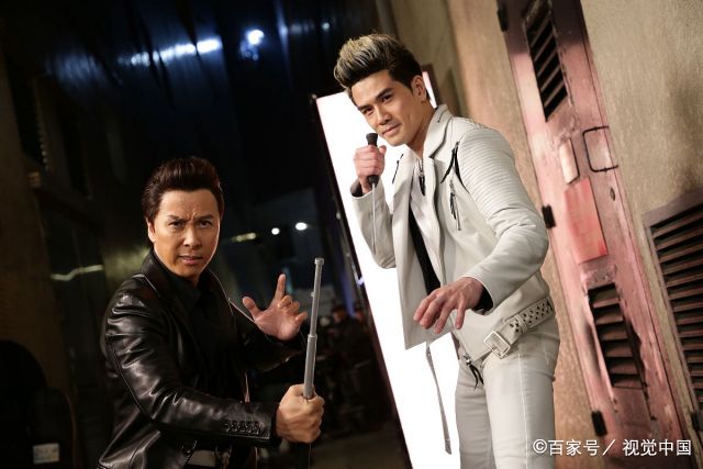 甄子丹伍允龙合体拍新片 化身"黑白双煞"帅气有型